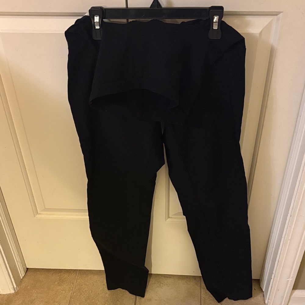 Maternity Motherhood Black High-Waist Dress Pants medium